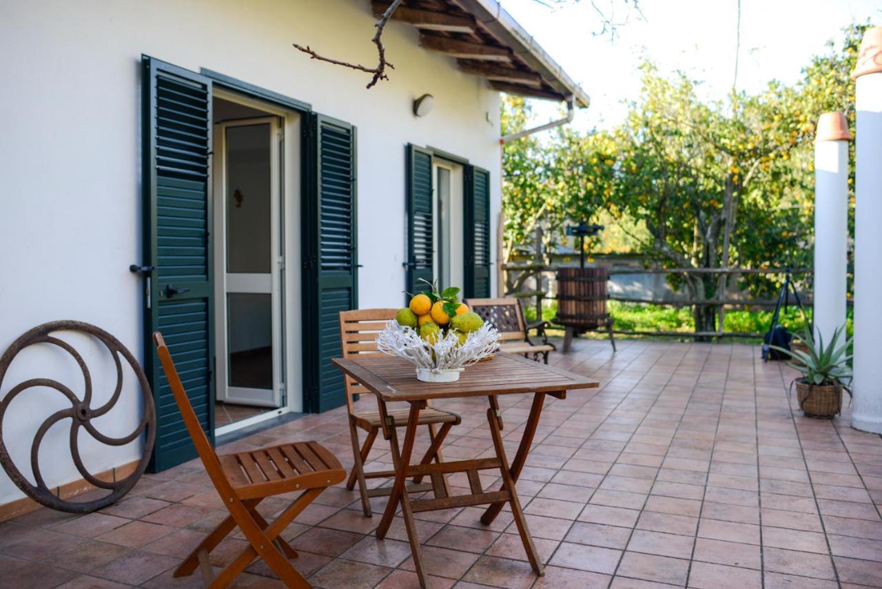Ferienwohnung Agriturismo Piccolo Canyon Piano di Sorrento Exterior foto
